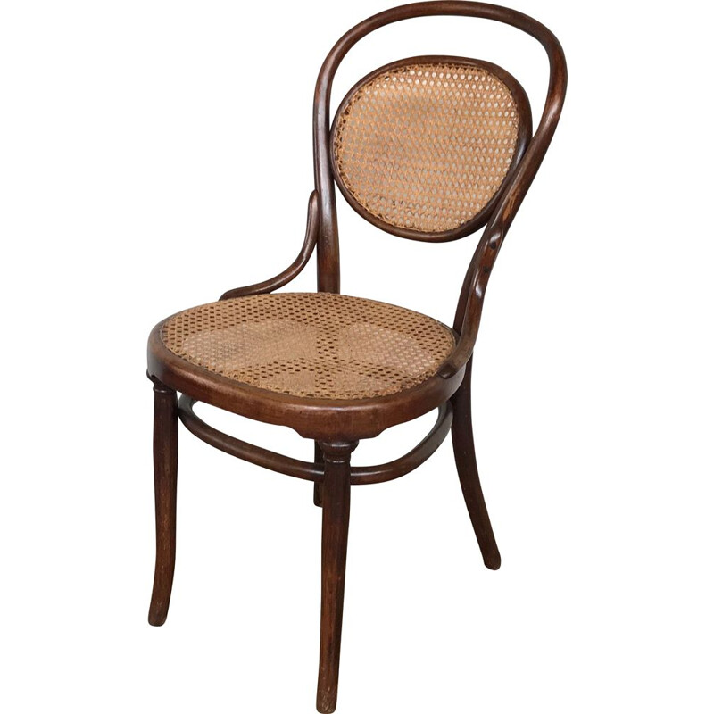 Vintage Chair Thonet No. 11 in canning, France 1890-1900