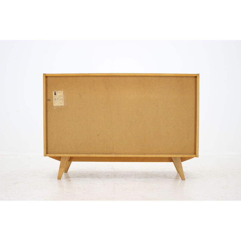 Vintage sideboard in oak wood by Jiří Jiroutek, Czechoslovakia, 1960s