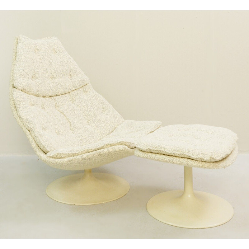 Lounge Chair F588, Geoffrey Harcourt F588 pour Artifort avec Ottoman