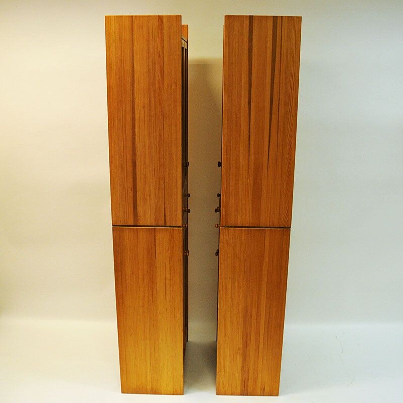 Pair of vintage Pine cupboards "Furubo" by Yngve Ekström 1970