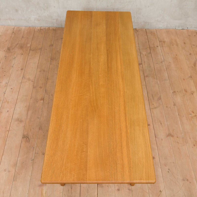 Vintage extra long oak coffee table Borge Mogensen 1960