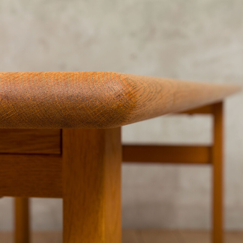 Vintage extra long oak coffee table Borge Mogensen 1960