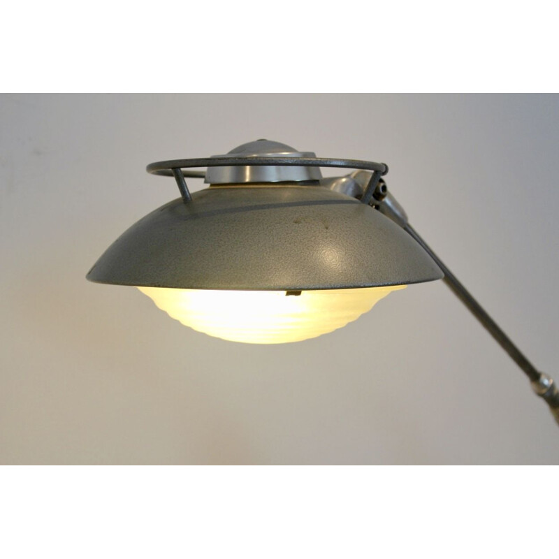 Lampada da terra industriale vintage di Louis Ferdinand Solère per Solere, 1950