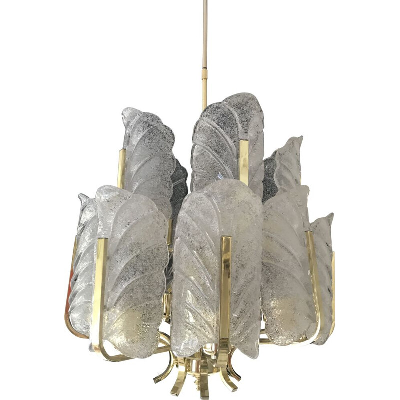 Vintage chandelier in Murano glass by Carl Fagerlund, 1970s 