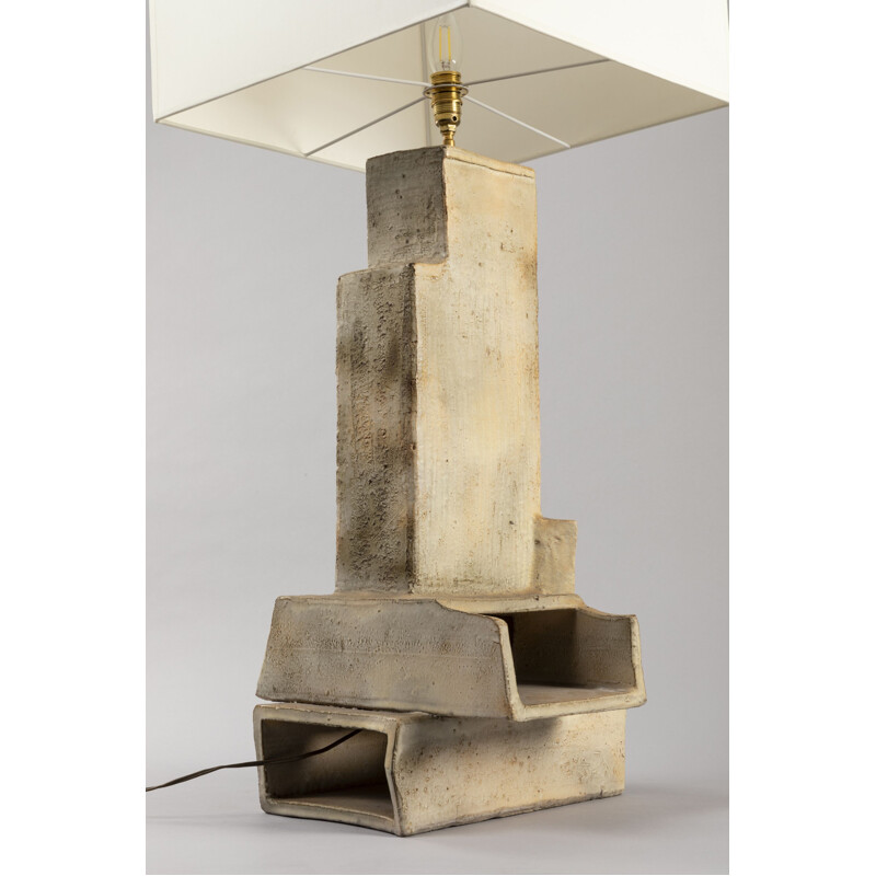 Lampe vintage en céramique de Marius Bessone, 1960