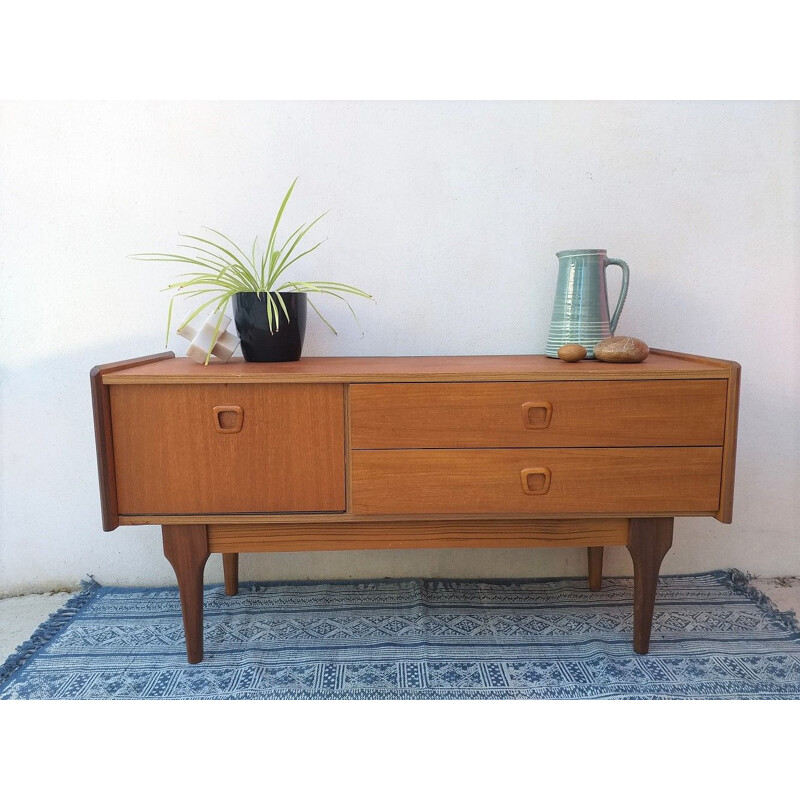 Enfilade vintage scandinave en teck, 1960