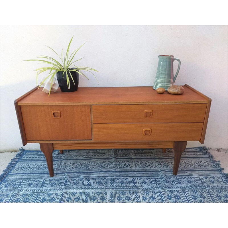 Scandinavian vintage teak sideboard, 1960s