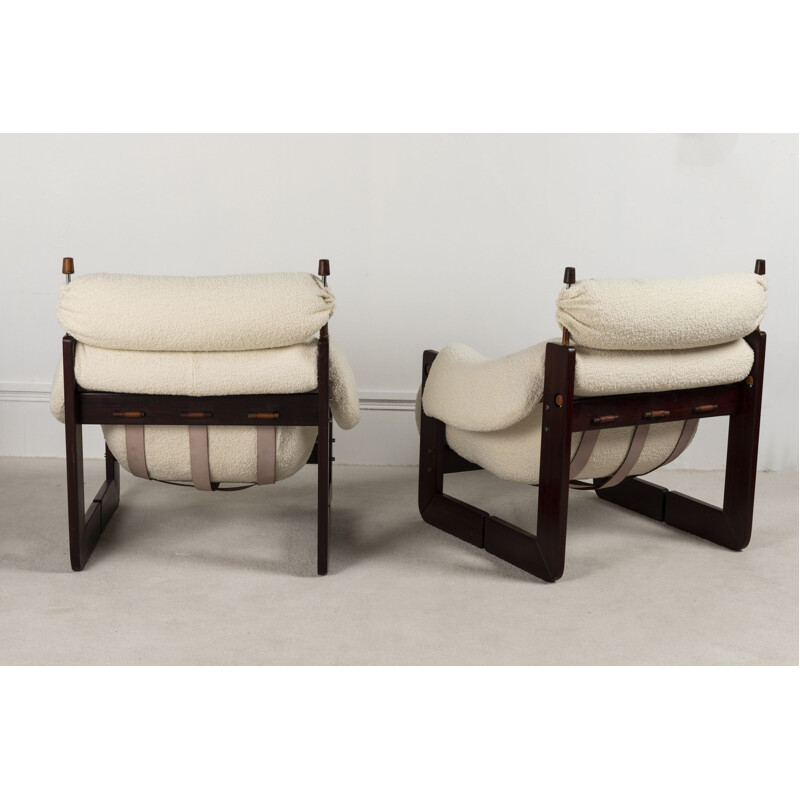 Ensemble de 2 fauteuils vintage de Percival Lafer, Brésil, 1960