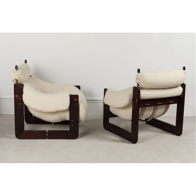 Set of 2 vintage armchairs from Percival Lafer, Brazil, 1960s