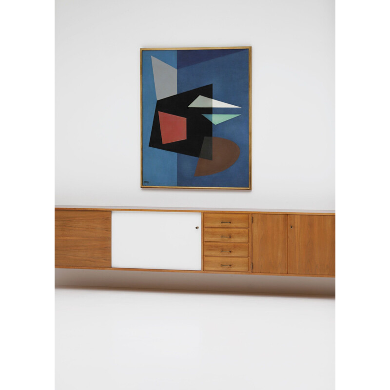 Vintage floating sideboard by Jos De Mey, from Van Den Berghe Pauvers, 1961