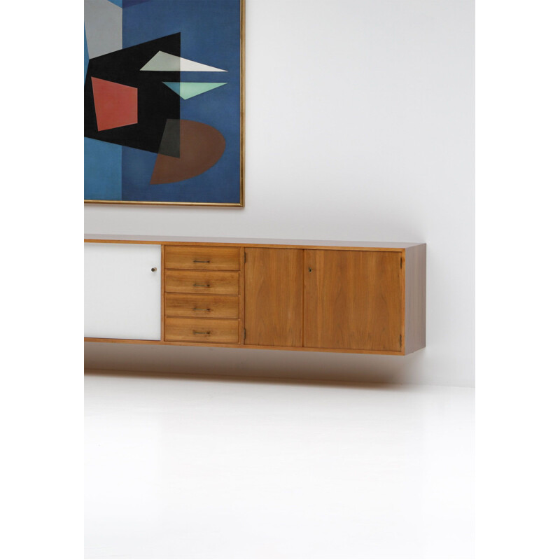 Vintage floating sideboard by Jos De Mey, from Van Den Berghe Pauvers, 1961