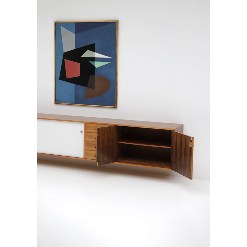 Vintage floating sideboard by Jos De Mey, from Van Den Berghe Pauvers, 1961