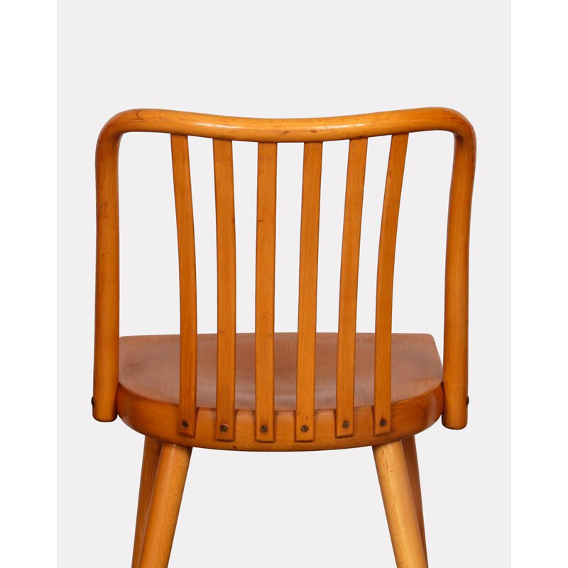 Vintage wooden chair by Antonin Suman for Ton, 1960s
