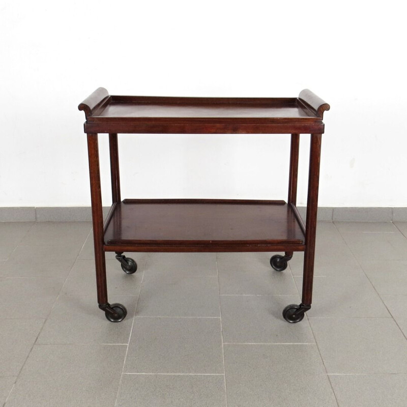 Serving trolley, produced by Thonet during the 1930s