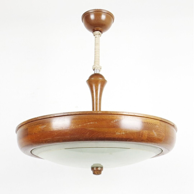 Chandelier produit par Josef Hurka 1930