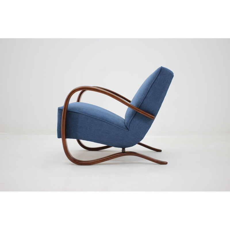 Vintage armchair by Jindrich Halabala, model H-269, 1930s