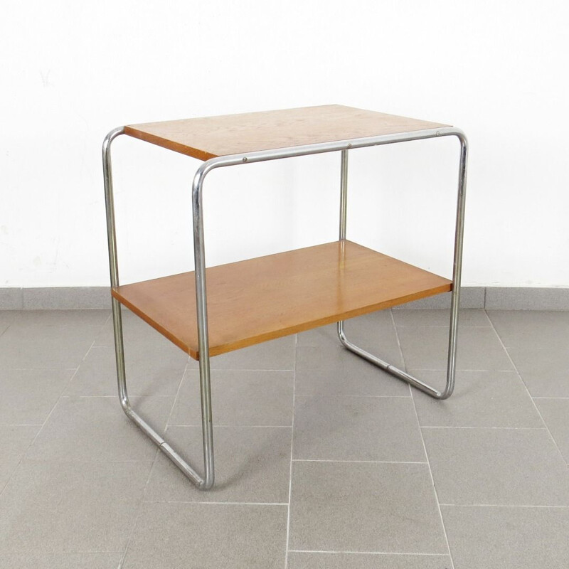 Table d'appoint vintage, style Bauhaus années 1930