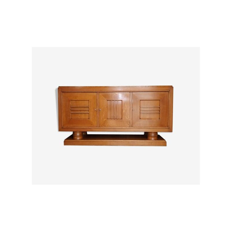 Vintage oak sideboard Charles Dudouyt the gentilhommière 1940 