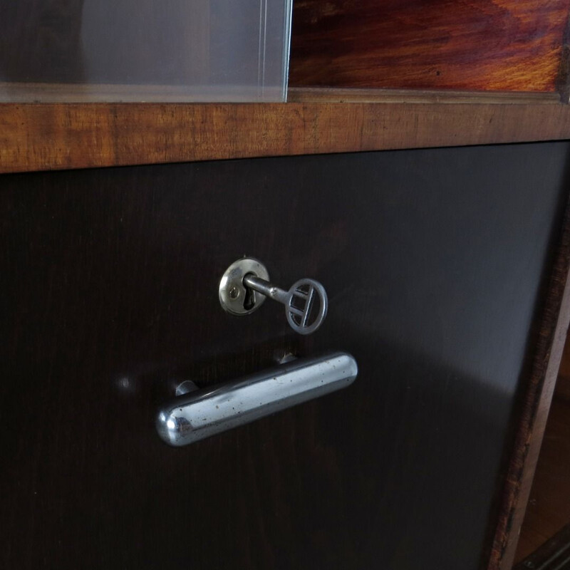 Bookshelf in wood, art deco style 1930