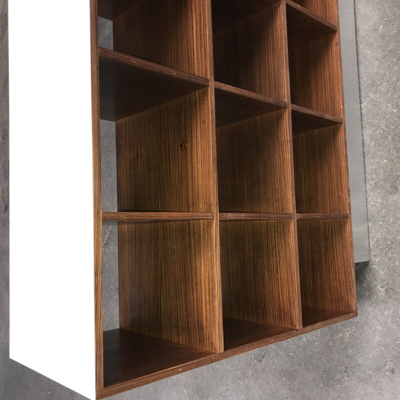 Vintage Rosewood bookcase  by Joseph-André Motte 1968