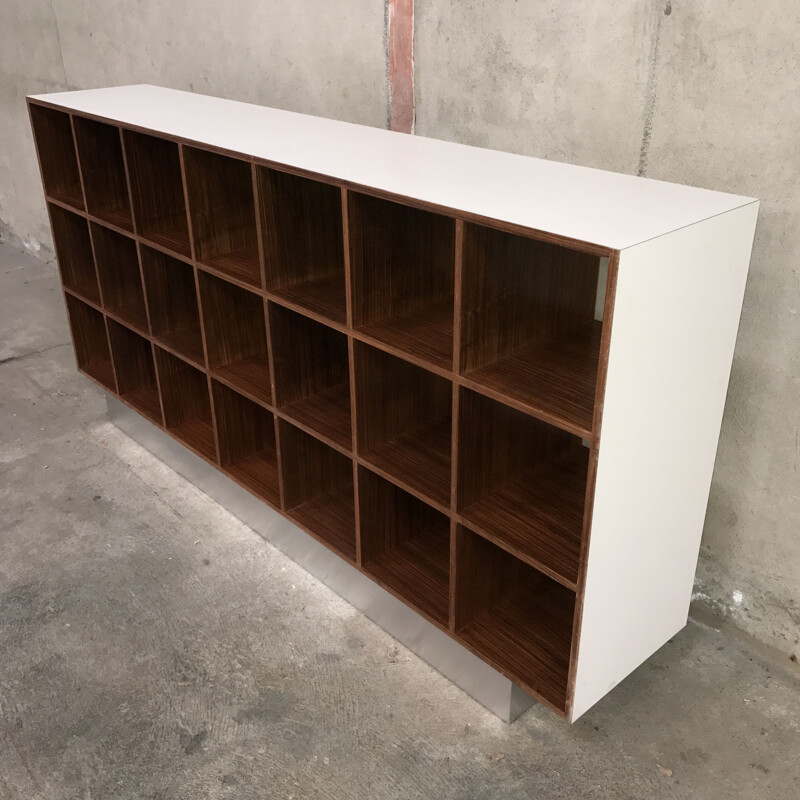 Vintage Rosewood bookcase  by Joseph-André Motte 1968