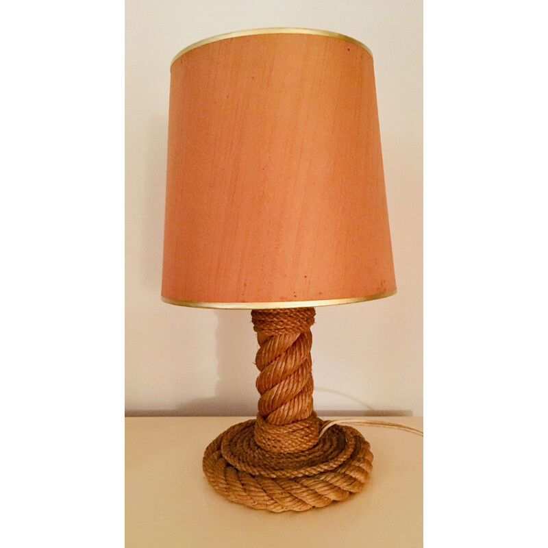 Lampe de table vintage en cordes 1960