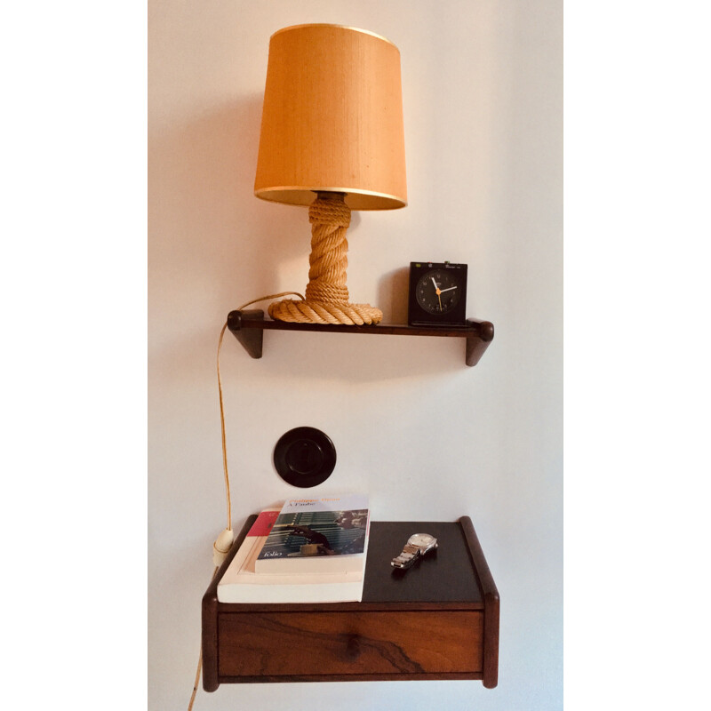 Lampe de table vintage en cordes 1960