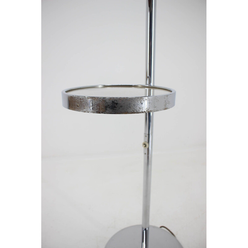 Vintage Bauhaus floor lamp, Czechoslovakia, 1950