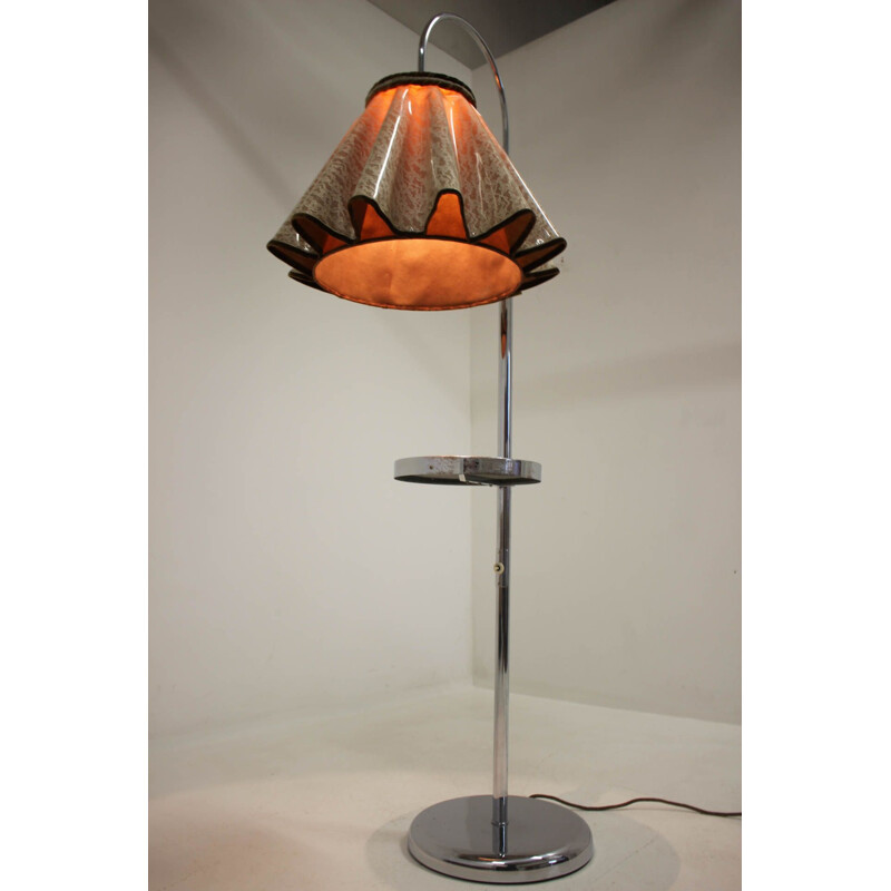 Vintage Bauhaus floor lamp, Czechoslovakia, 1950