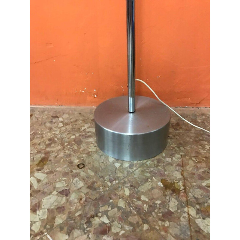 Vintage adjustable floor lamp in steel, 1970s