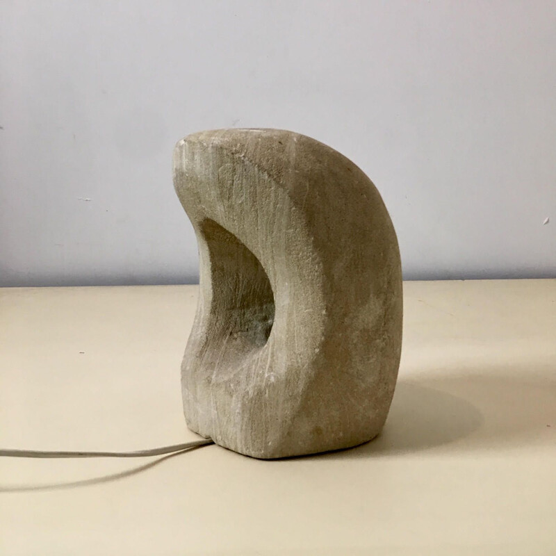 Vintage stone lamp,1970s