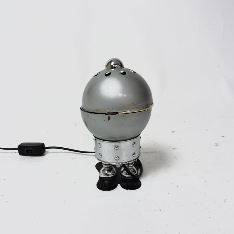 Vintage robot lamp by Satco, Italy, 1970s