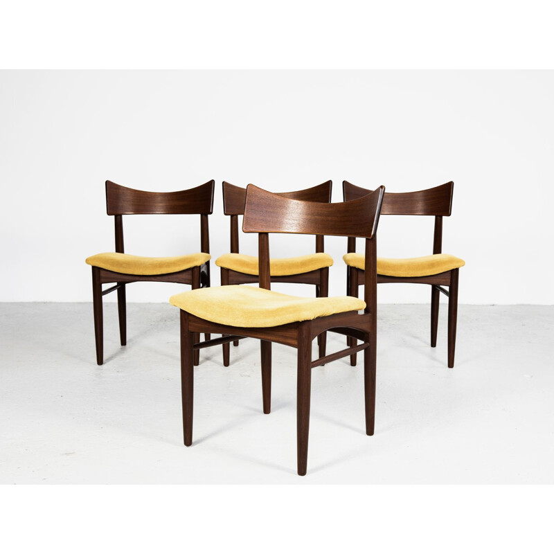 Set of 4 vintage Danish chairs in teak 1960
