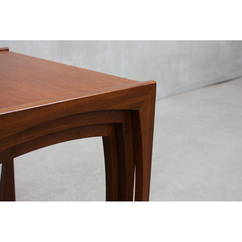 Vintage Quadrille Nesting Tables in Teak from G-Plan, 1960