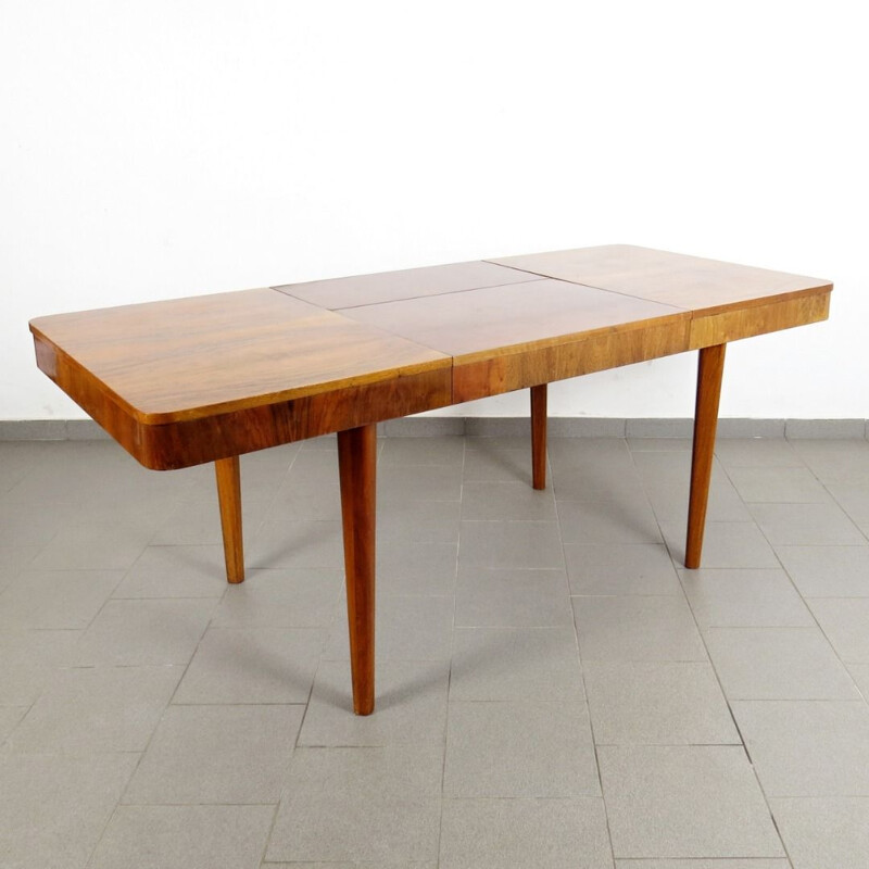 Extendable dining table, by Jindrich Halabala 1940