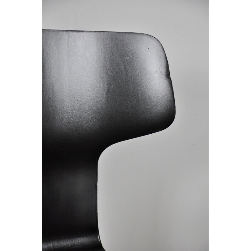 Set of 4 vintage model 3103 Hammer chair by Arne Jacobsen for Fritz Hansen, 1960