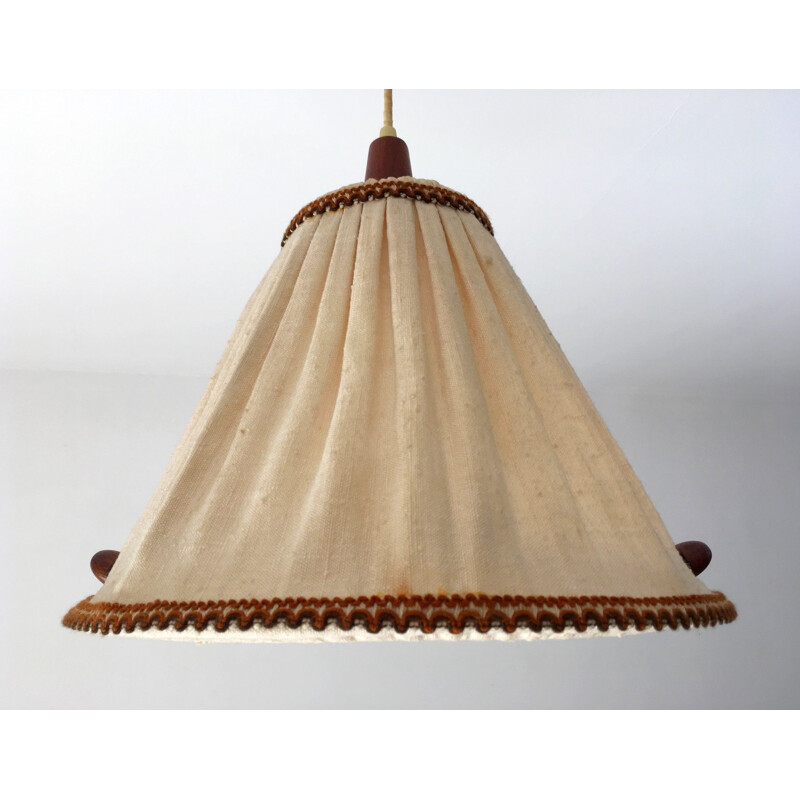 Suspension vintage scandinave en teck, 1960