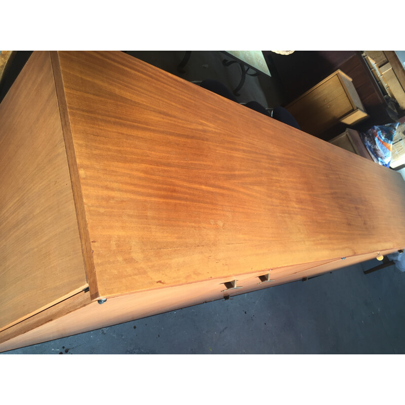 Alvéole vintage sideboard in rosewood, GASCOIN - 1960s