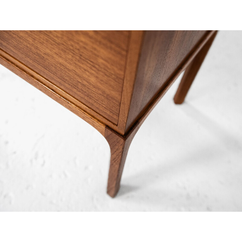 Vintage chest of 3 drawers in teak by Kai Kristiansen for Aksel Kjersgaard, 1960s