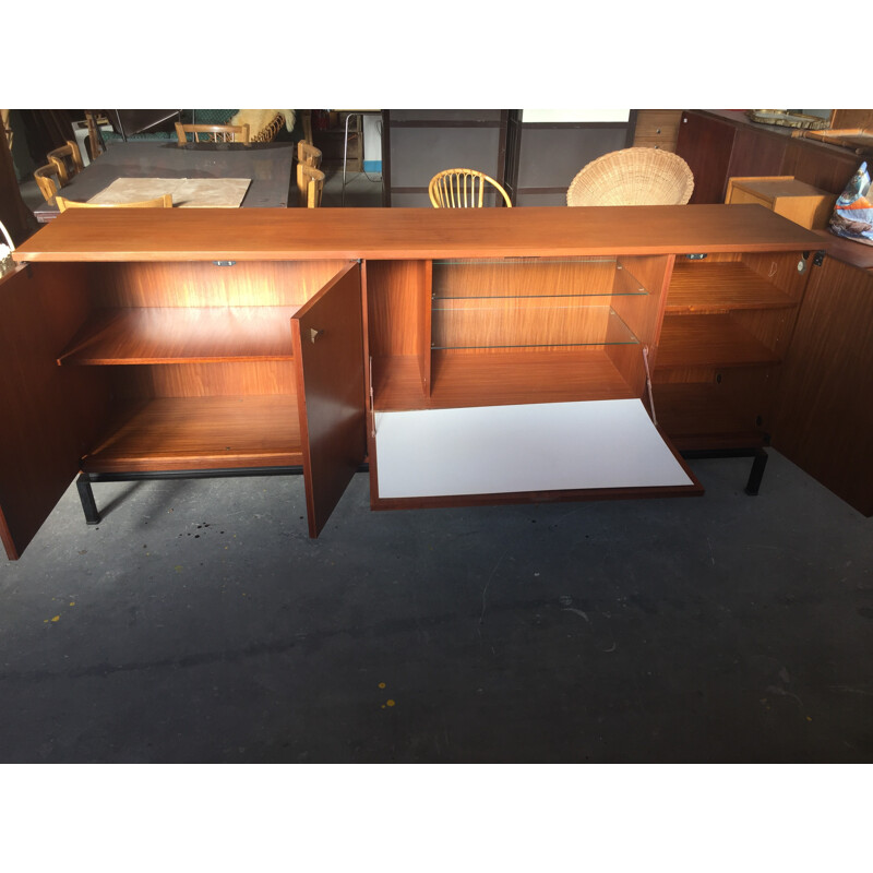 Alvéole vintage sideboard in rosewood, GASCOIN - 1960s