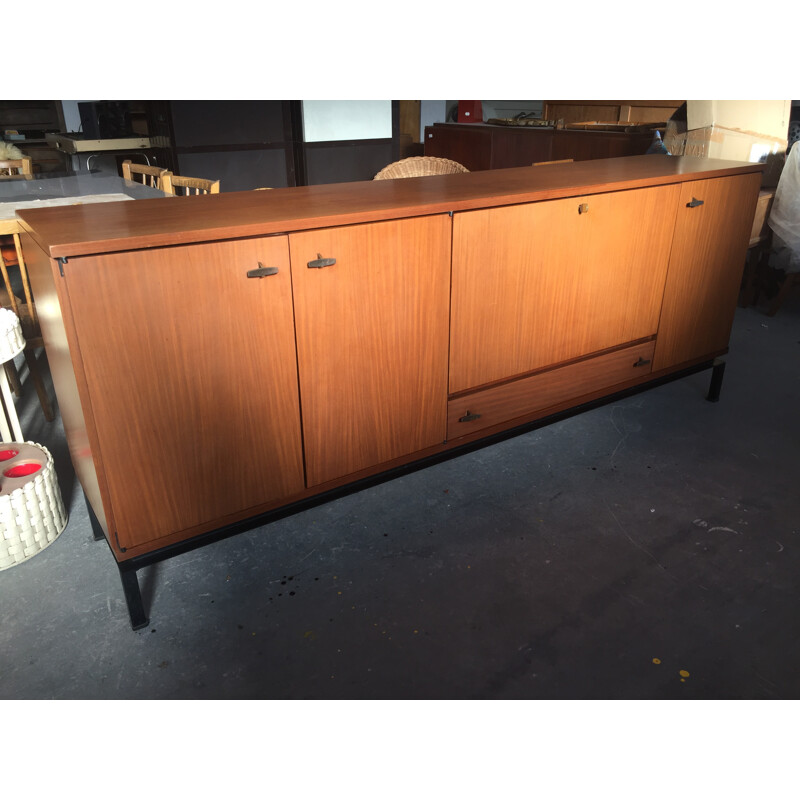 Alvéole vintage sideboard in rosewood, GASCOIN - 1960s