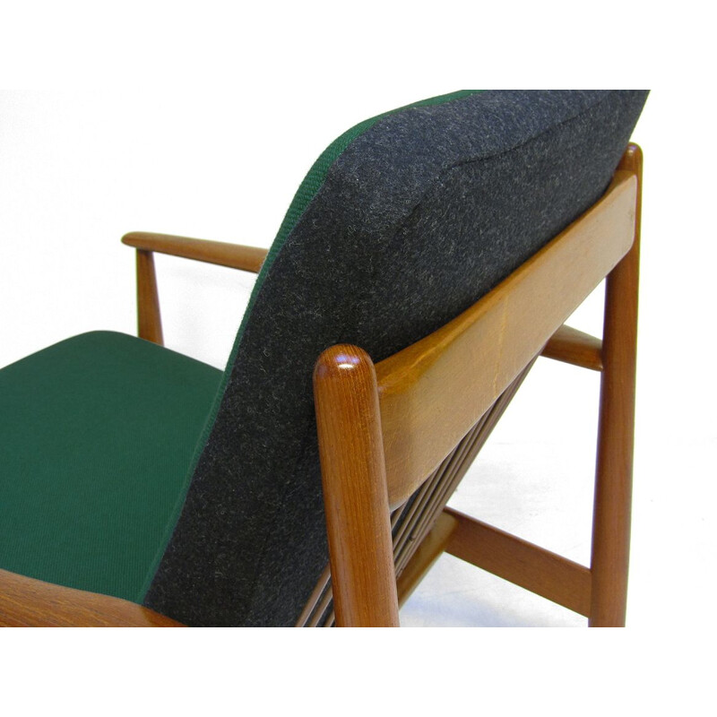 Canapé et chaise vintage danois par Grete Jalk, modèle FD-118, 1950