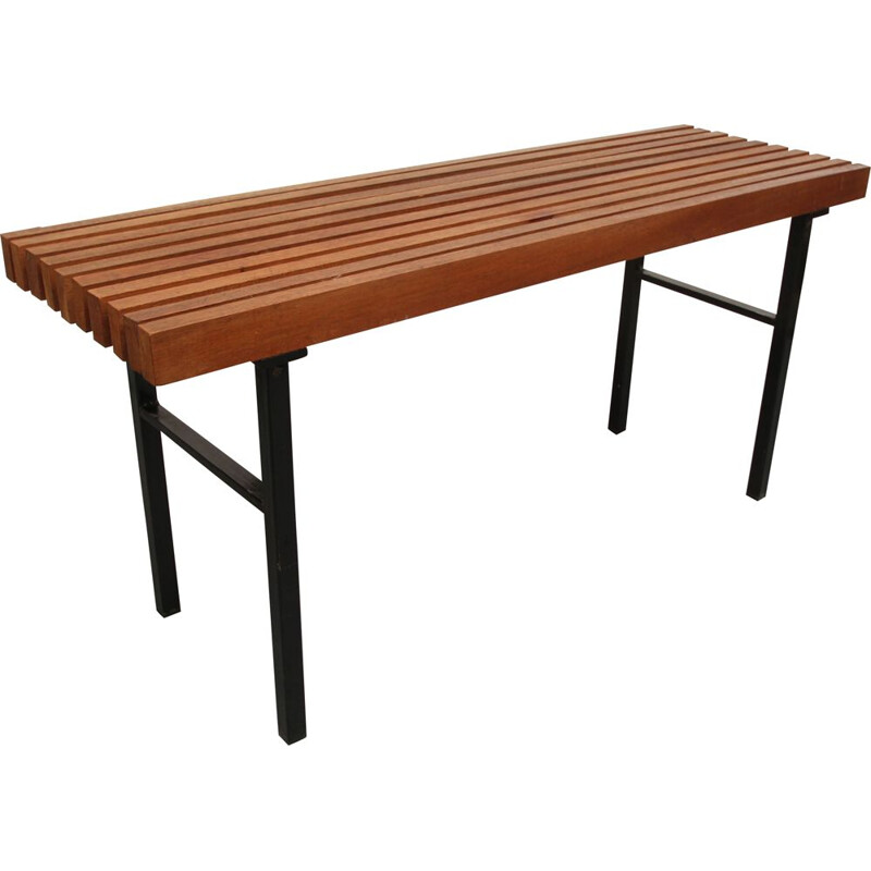 Vintage teak bench 1960