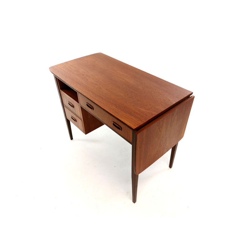 Teak danish vintage desk, 1960s