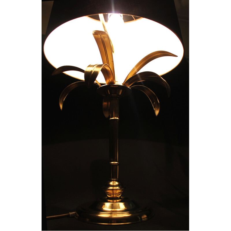 Vintage-Lampe aus Bambus im Hollywood-Regency-Stil, 1960