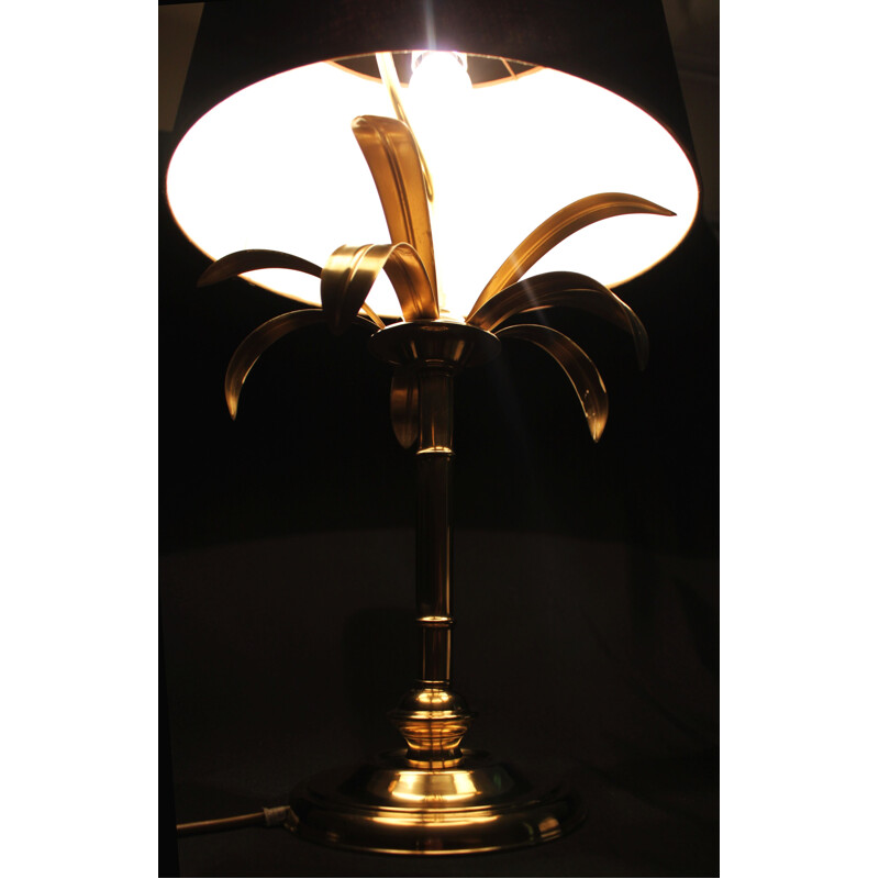 Lampe vintage en bambou style Hollywood Regency, 1960