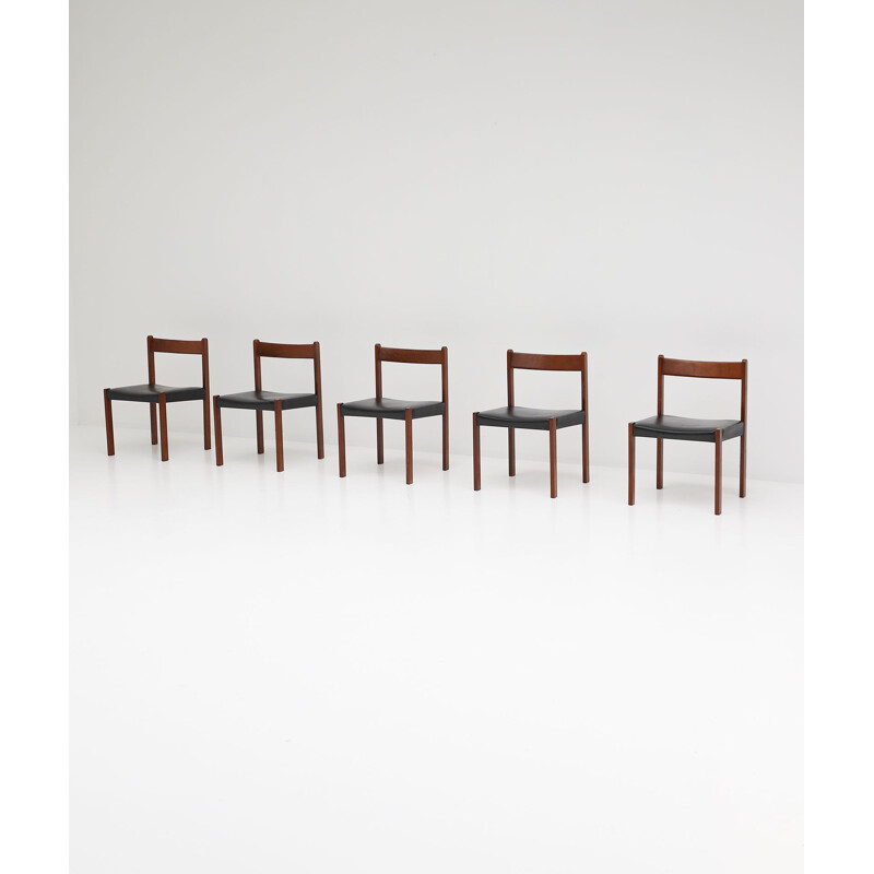 Set di 5 sedie vintage di Alfred Hendrickx per Belform, 1970