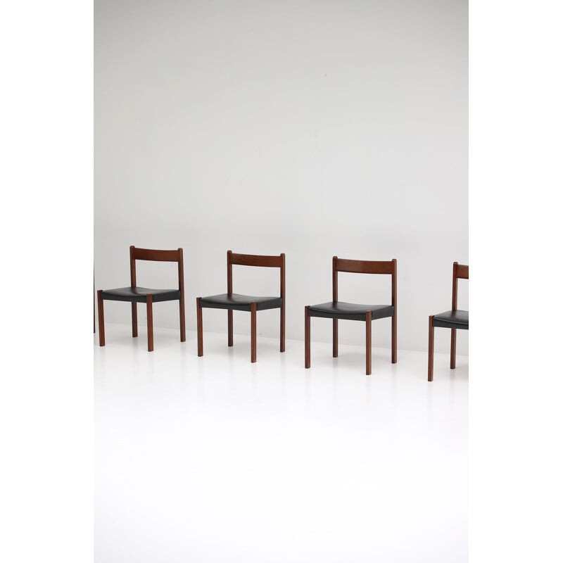 Set of 5 vintage dining chairs by Alfred Hendrickx for Belform, 1970s 