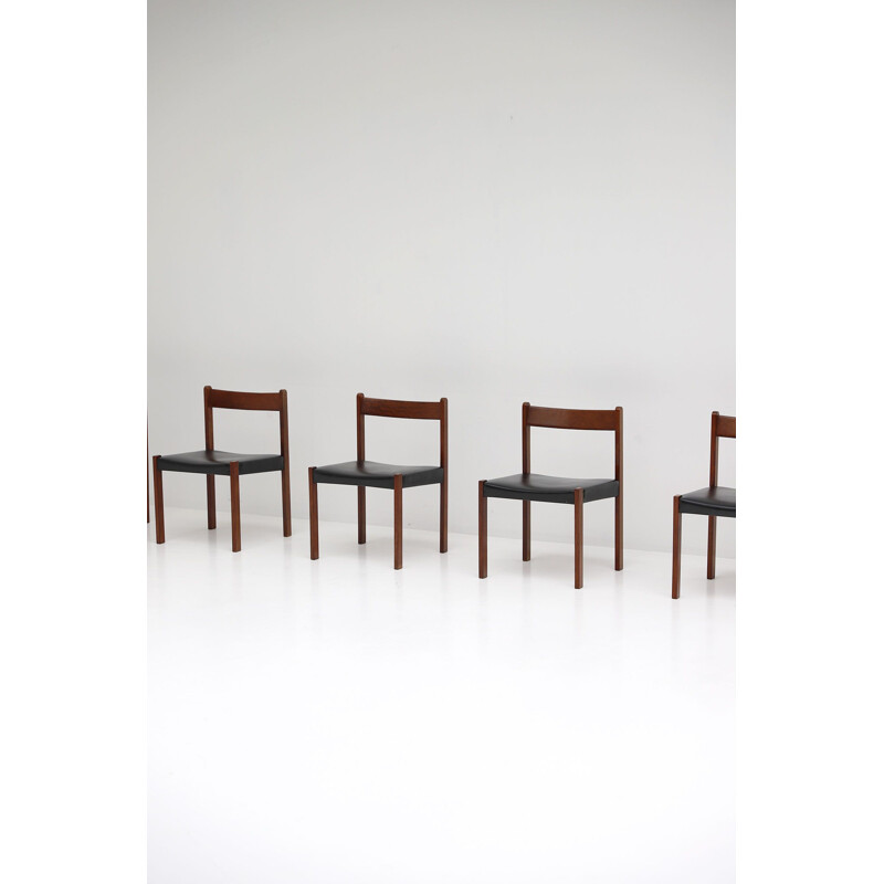 Set of 5 vintage dining chairs by Alfred Hendrickx for Belform, 1970s 