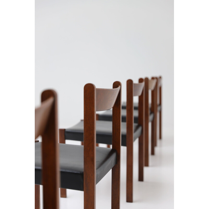 Set of 5 vintage dining chairs by Alfred Hendrickx for Belform, 1970s 